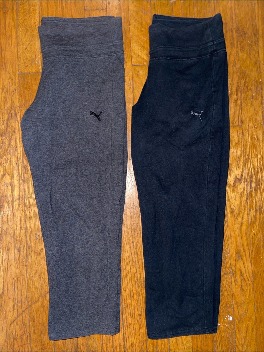 Puma Capri Leggings in Charcoal and Black